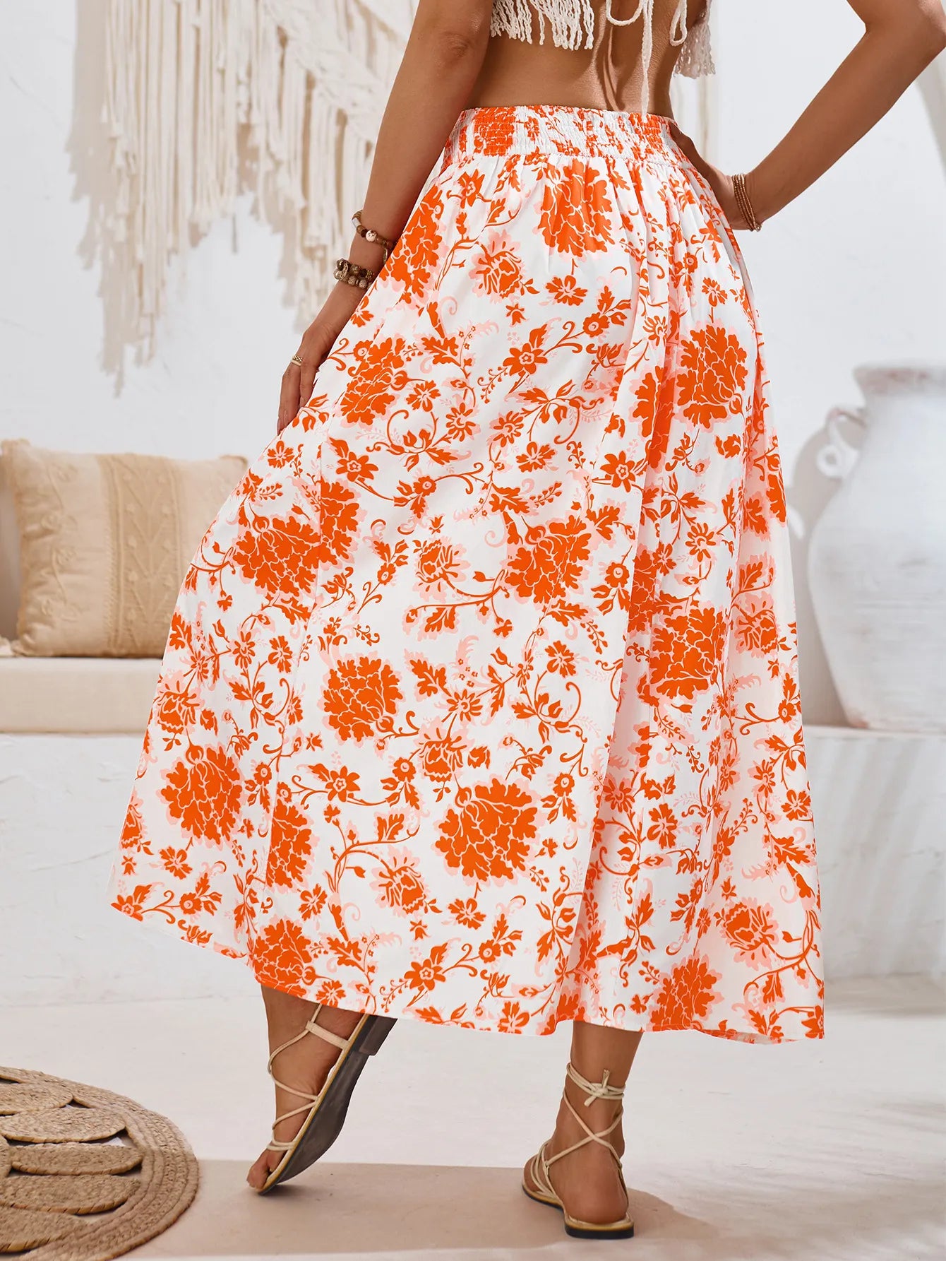 Jupe Midi Imprimée Florale Amalia™