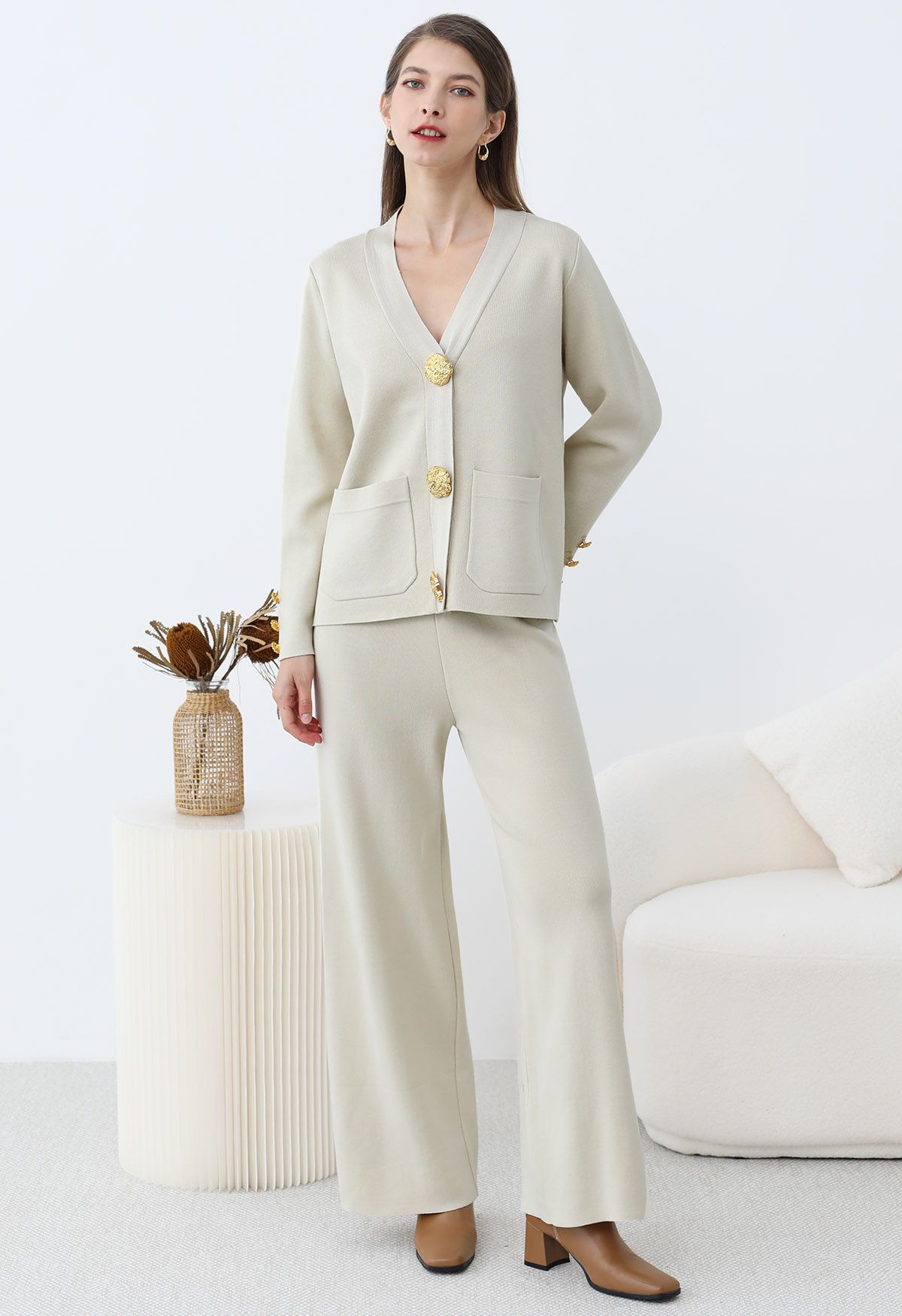 EMA™ | Ensemble Tricot Élégant 2 Pièces