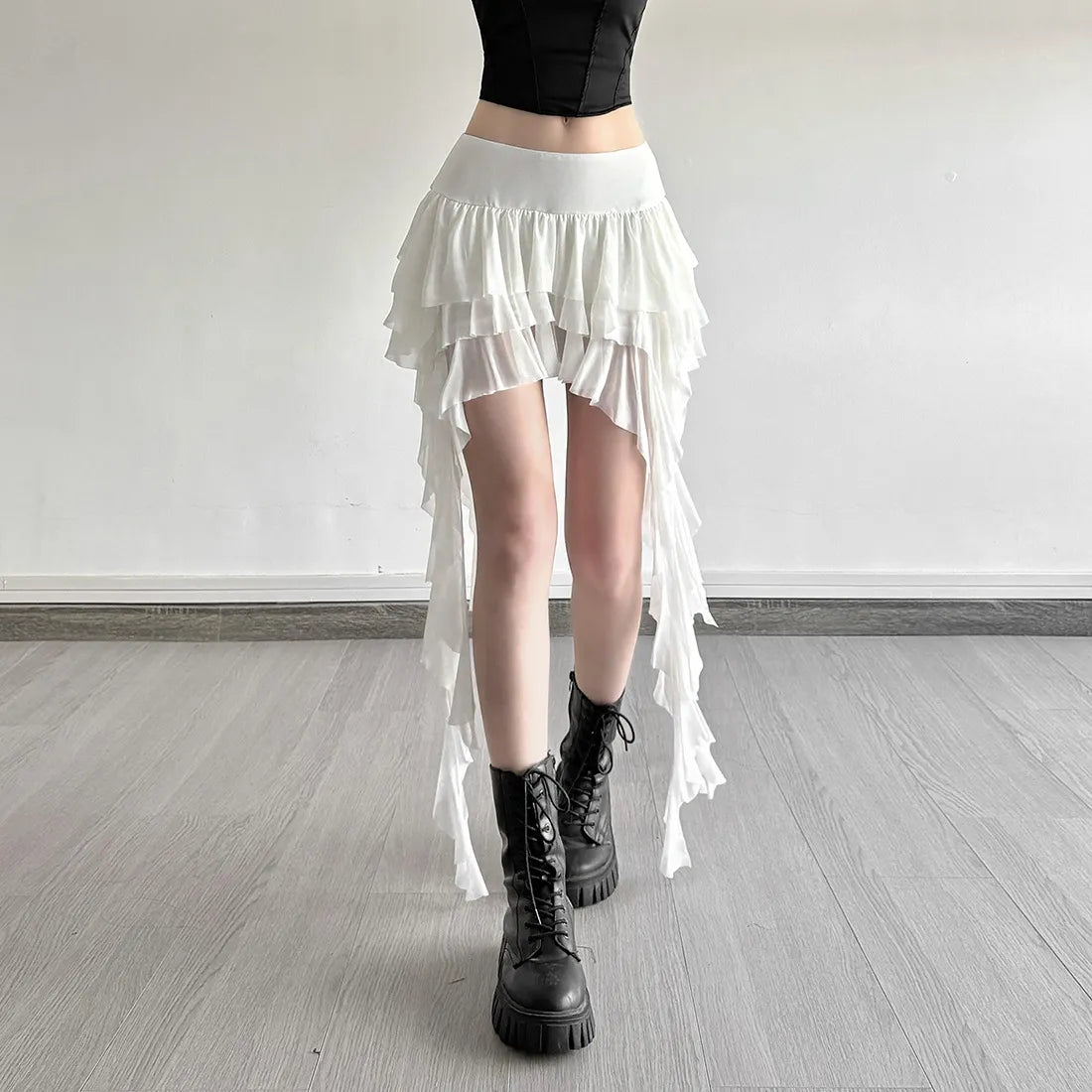 Jupe Mila™ – Taille Haute & Irrégulière