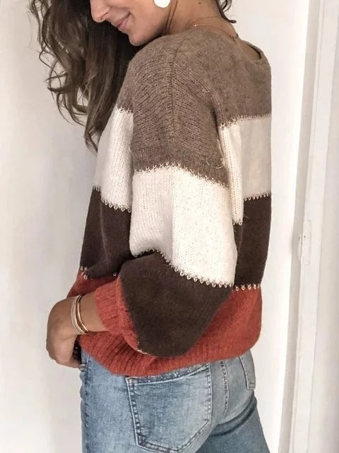 Hélène™ | Pull rayé femme