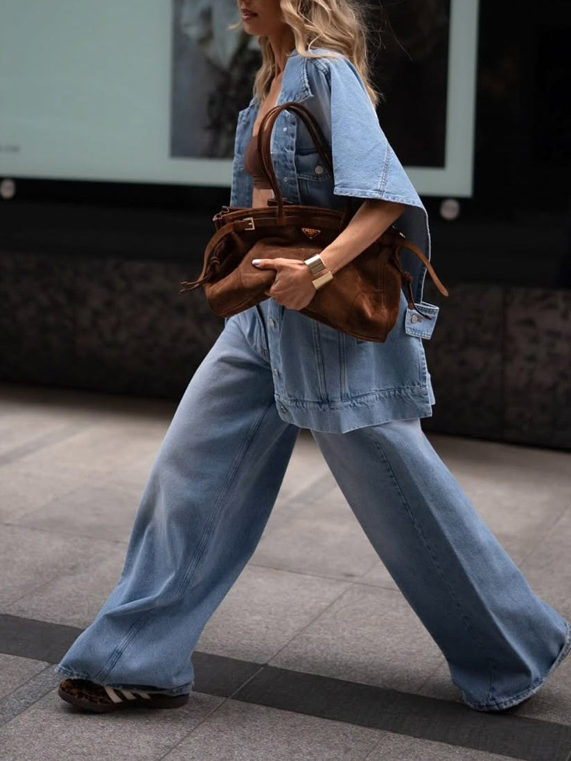 DENIM ENERGY | Veste Sans Manches en Denim