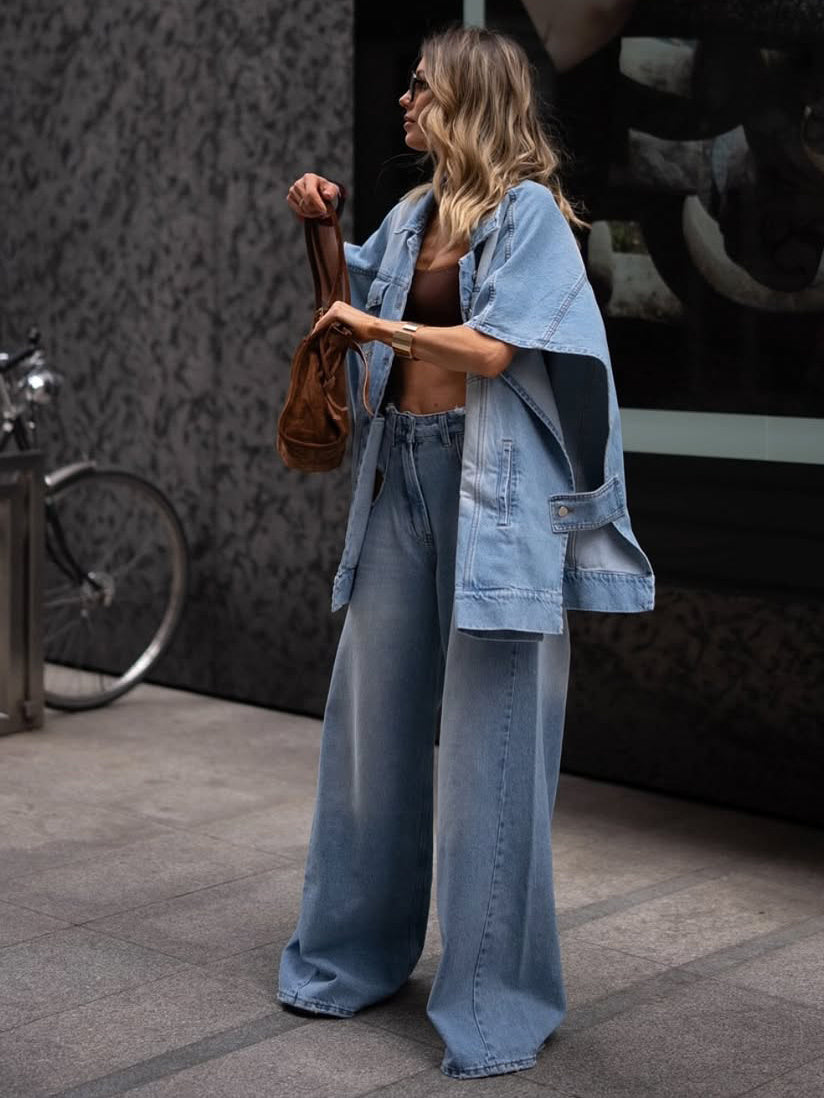 DENIM ENERGY | Veste Sans Manches en Denim