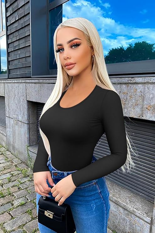 Eva Set - Haut tendance à manches longues et taille haute