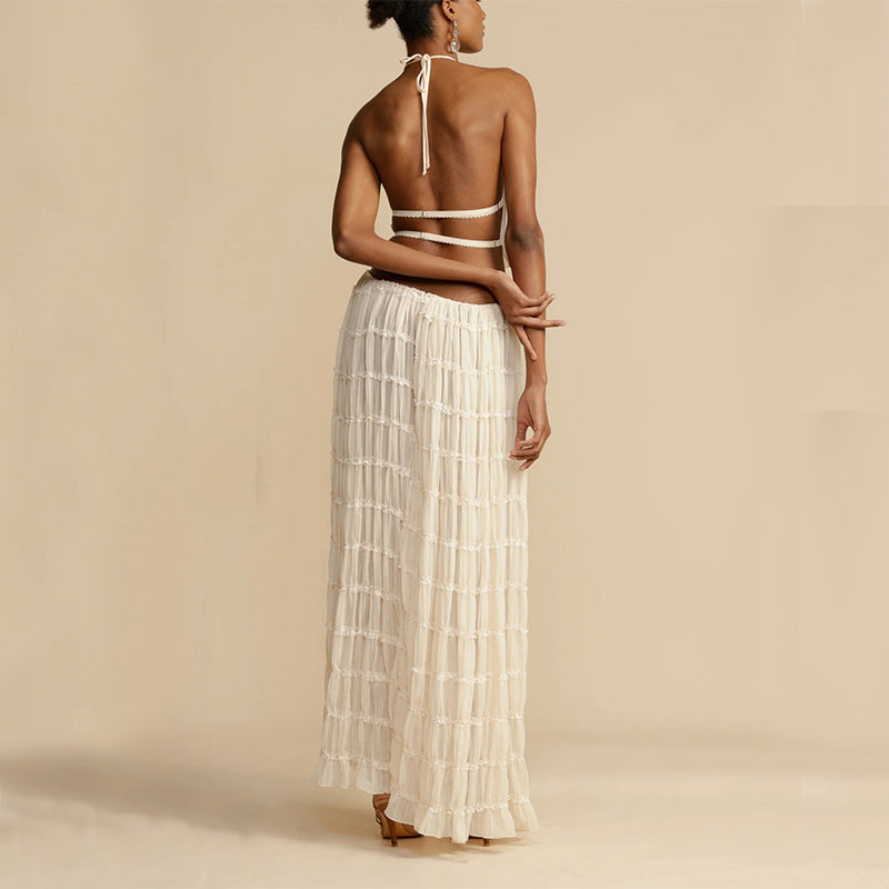 Ensemble Chic™ | Haut dos nu et jupe longue