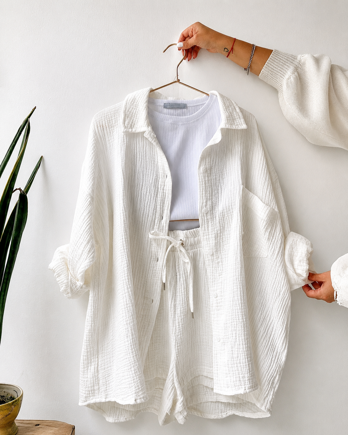 Soléa™ | Ensemble deux pièces en coton pour femme