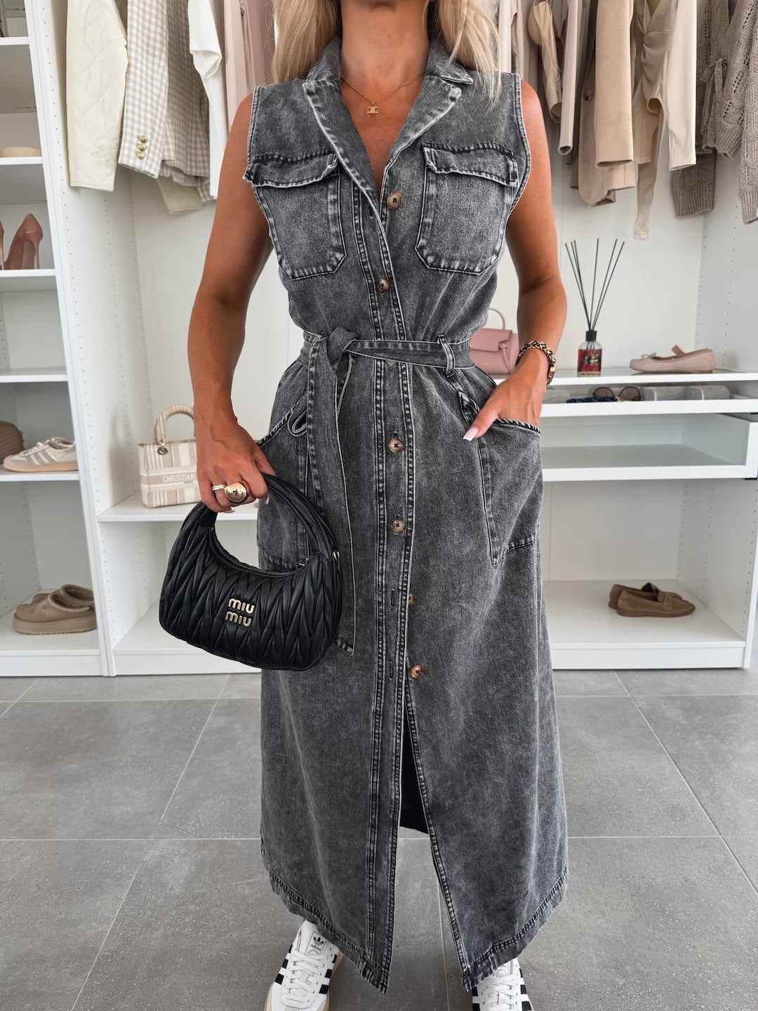 Robe Denim Élégance™ – L’icône casual revisitée