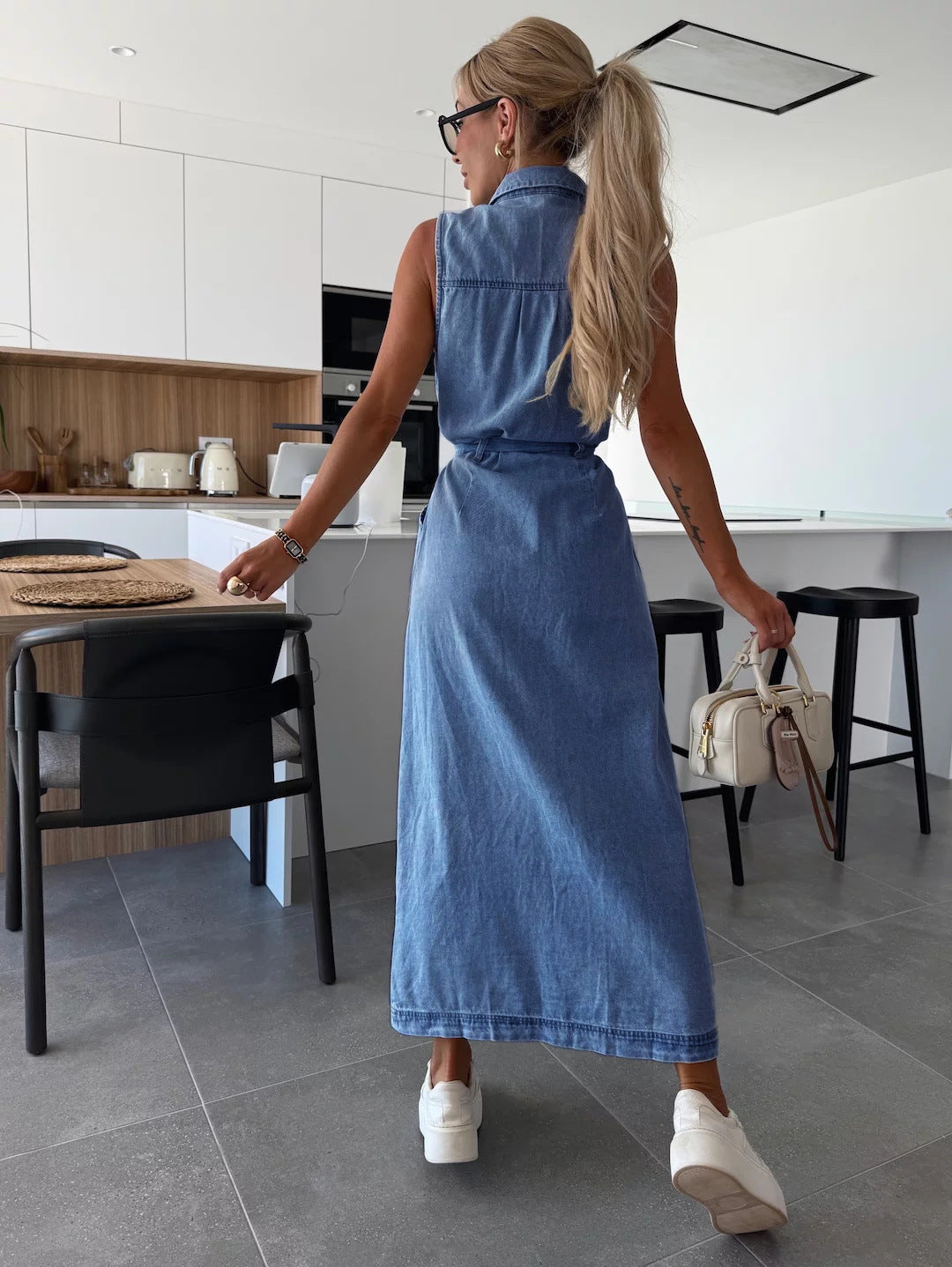 Robe Denim Élégance™ – L’icône casual revisitée