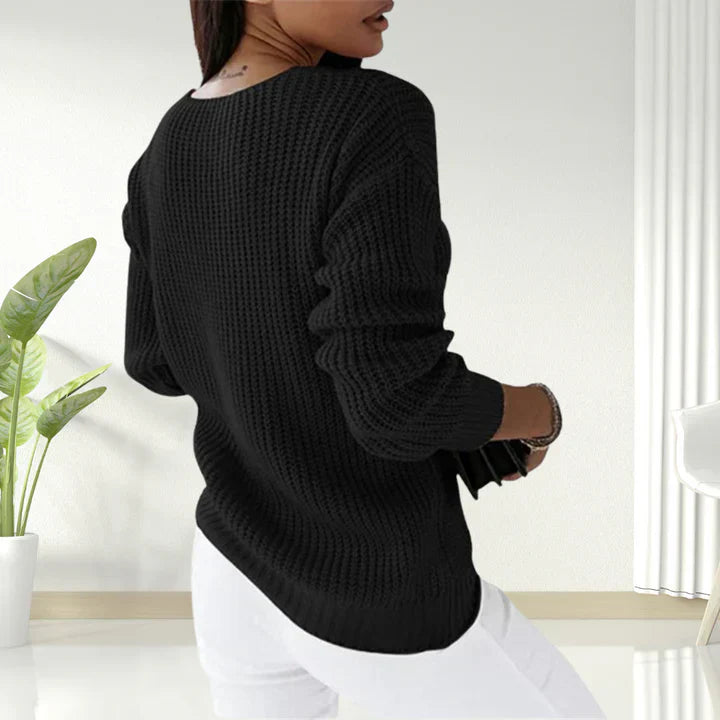 Joëlle™ | Pull tricoté élégant