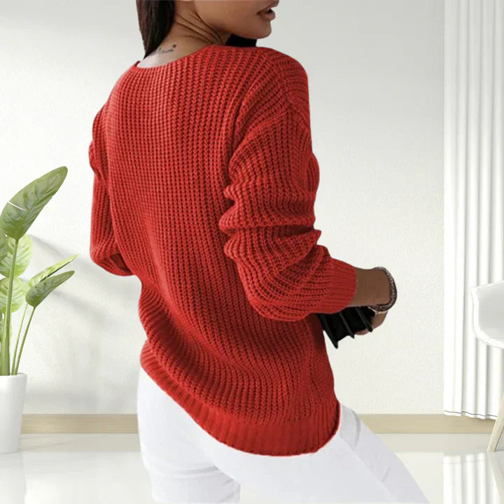 Joëlle™ | Pull tricoté élégant
