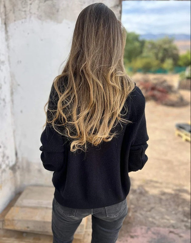 Véronique™ | Pull en maille col V