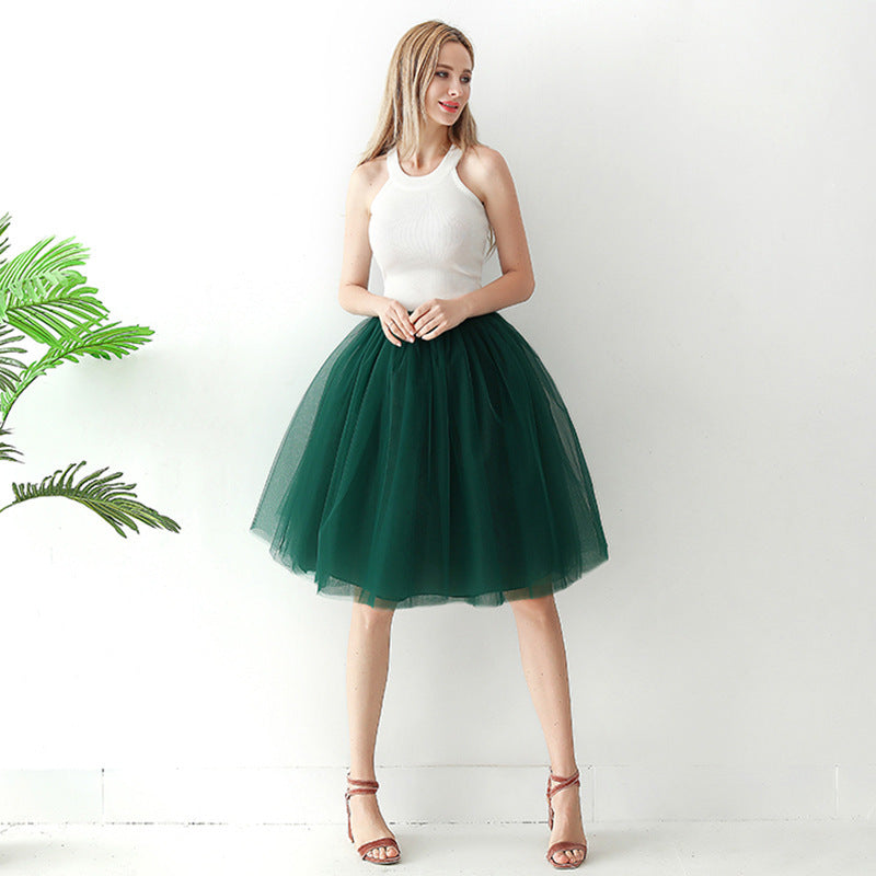 Elésia™ – Jupe Tulle Plissée Aérienne A-Line