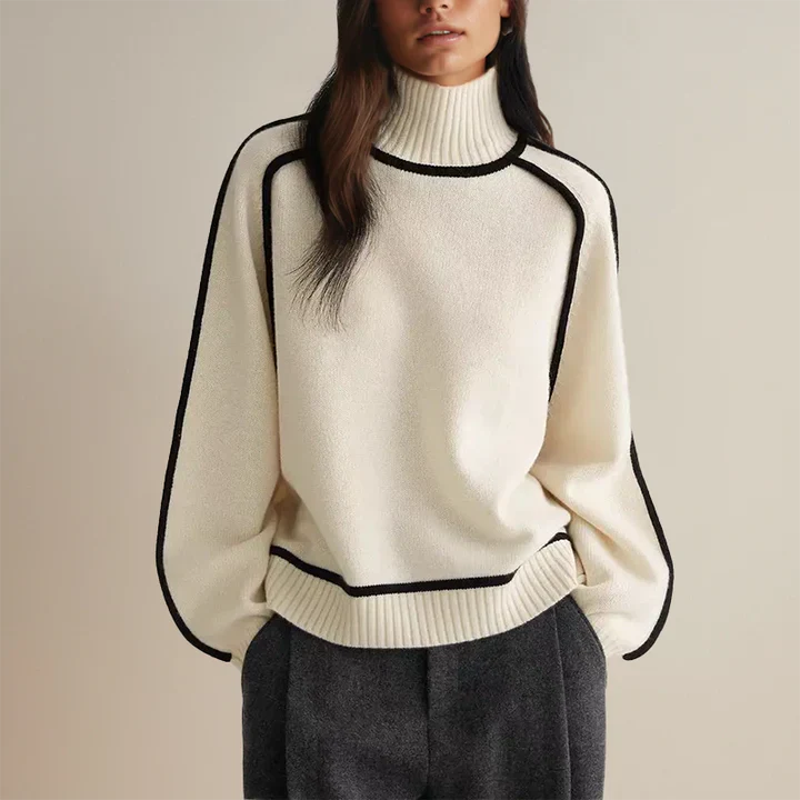 Émilia™ | Pull doux à col roulé