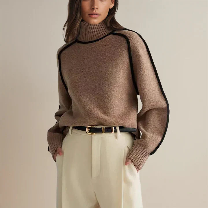 Émilia™ | Pull doux à col roulé