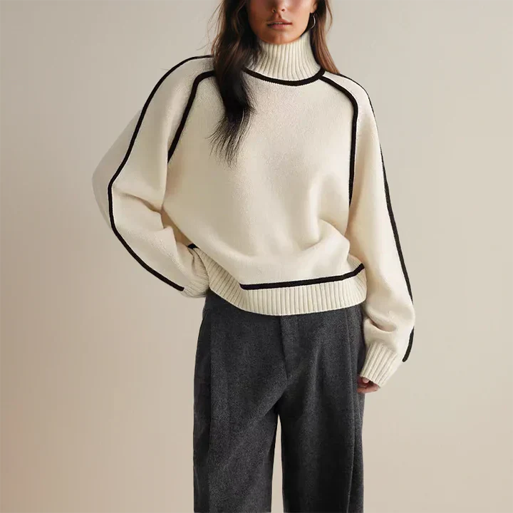 Émilia™ | Pull doux à col roulé
