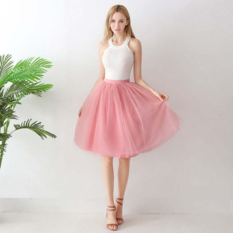 Elésia™ – Jupe Tulle Plissée Aérienne A-Line