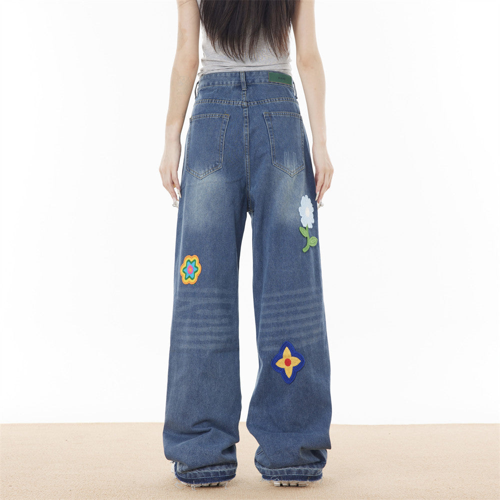 Anna™ | Pantalon en jean délavé