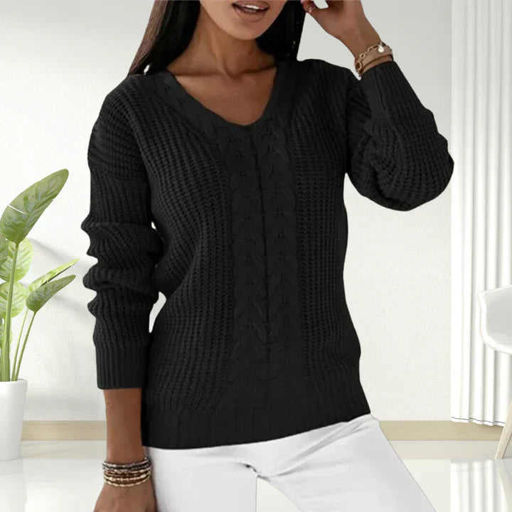 Joëlle™ | Pull tricoté élégant