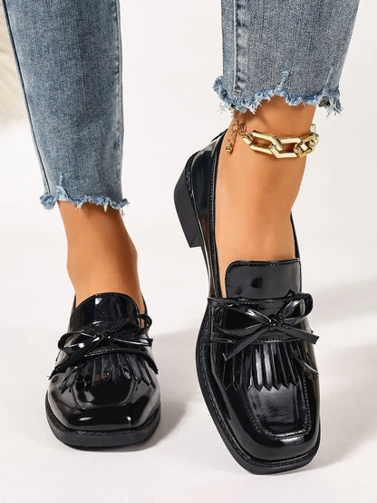Mocassins Bellissima™ | Souliers Vernis à Franges