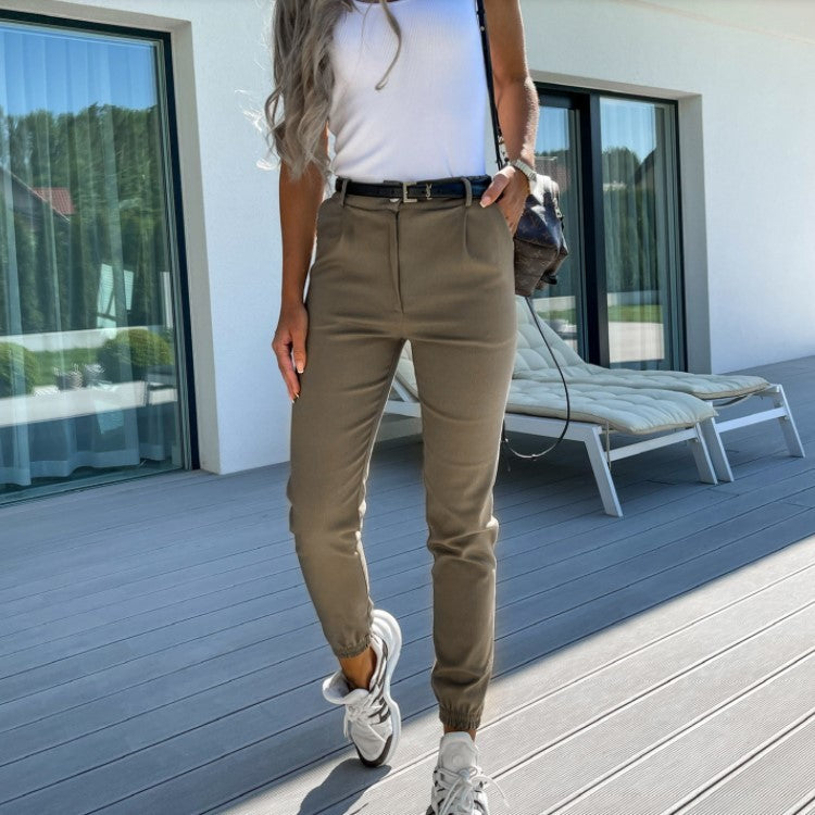 Aline™ | pantalon taille haute élégant