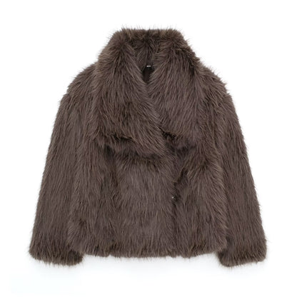 Emma Plush Coat - Manteau Doux et Épais