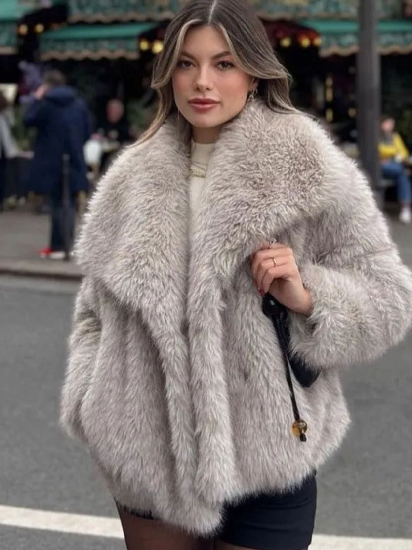 Emma Plush Coat - Manteau Doux et Épais