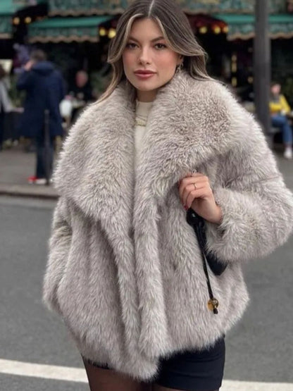 Emma Plush Coat - Manteau Doux et Épais