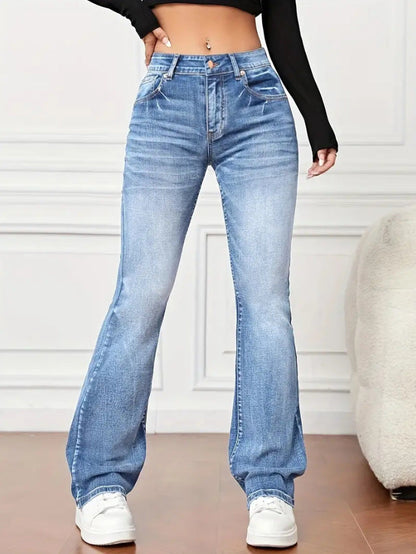 Jasmine™ | Jean évasé stretch au look vintage