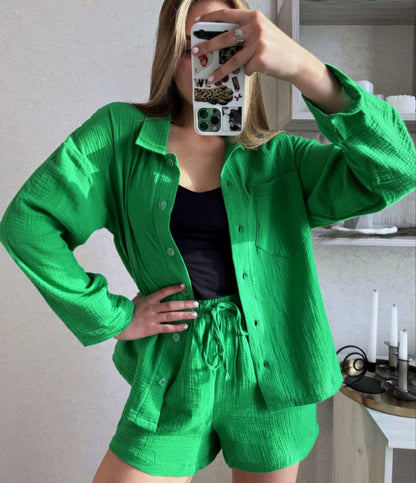 Soléa™ | Ensemble deux pièces en coton pour femme