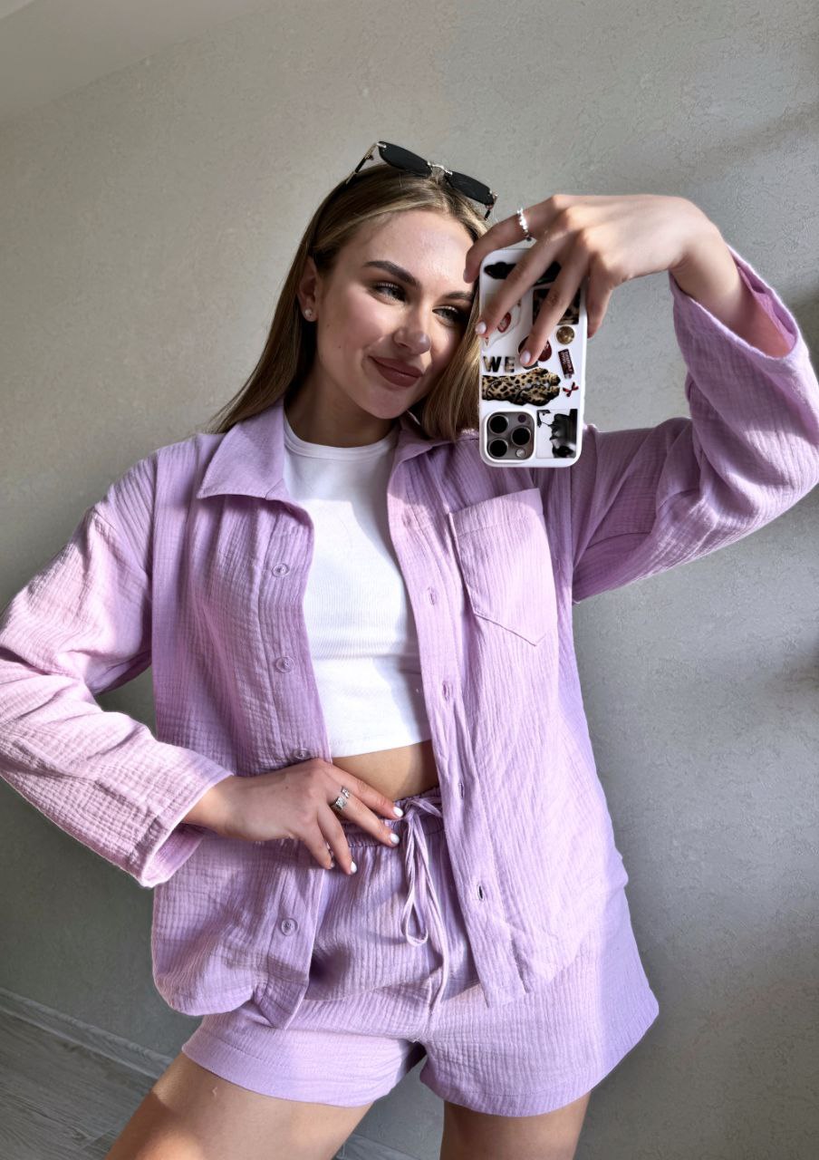 Soléa™ | Ensemble deux pièces en coton pour femme
