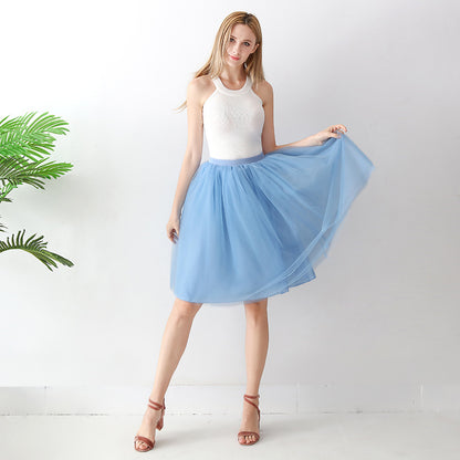 Elésia™ – Jupe Tulle Plissée Aérienne A-Line