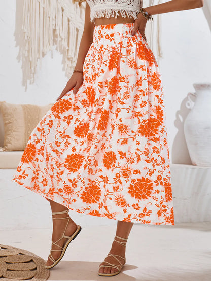 Jupe Midi Imprimée Florale Amalia™