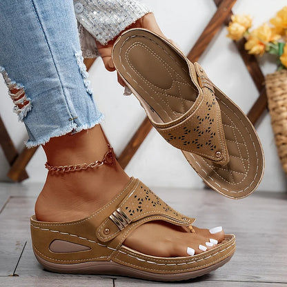 Sandales Compensées Juliette™ – Confort & Élégance