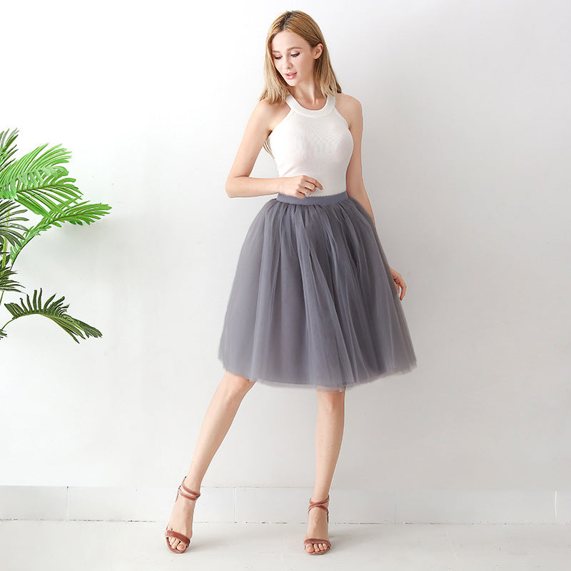 Elésia™ – Jupe Tulle Plissée Aérienne A-Line