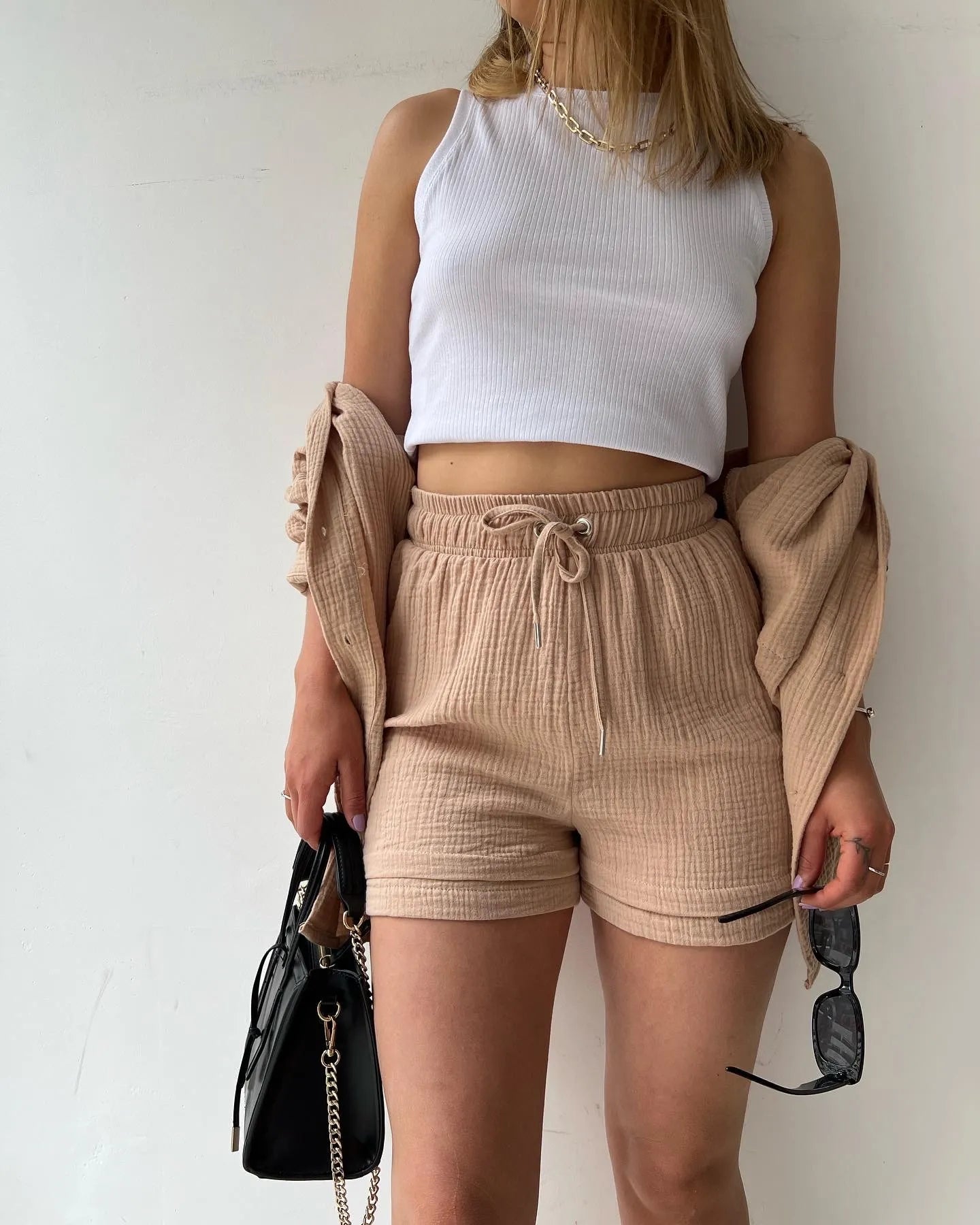Soléa™ | Ensemble deux pièces en coton pour femme