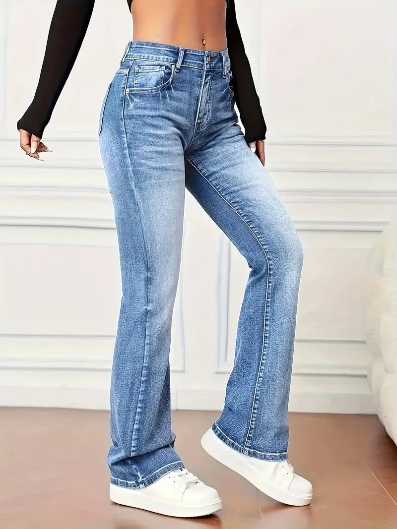 Jasmine™ | Jean évasé stretch au look vintage