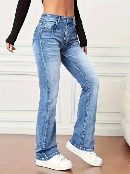 Jasmine™ | Jean évasé stretch au look vintage