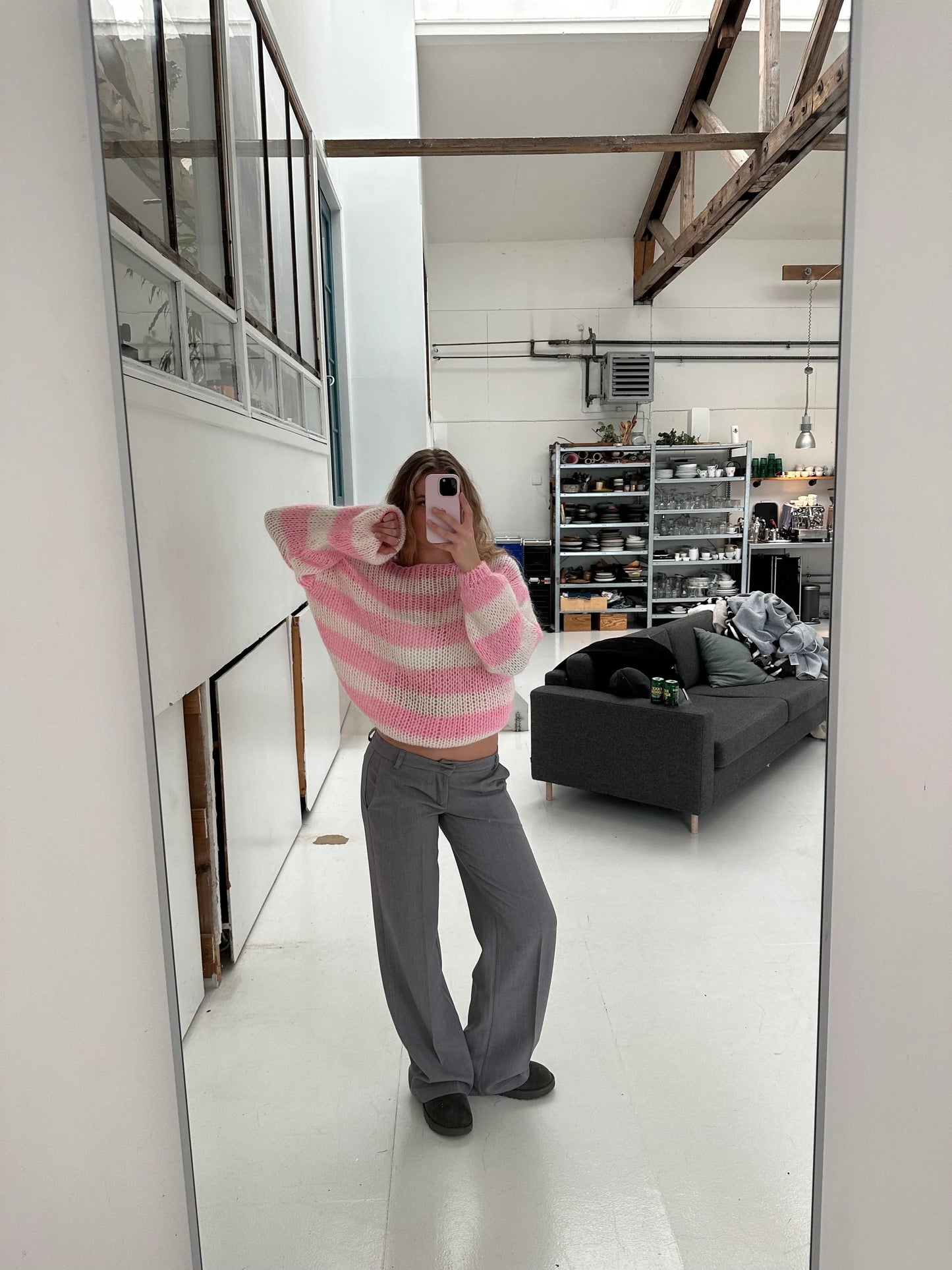 MARINNA™ | Pull Rayé Ample & Col Bateau