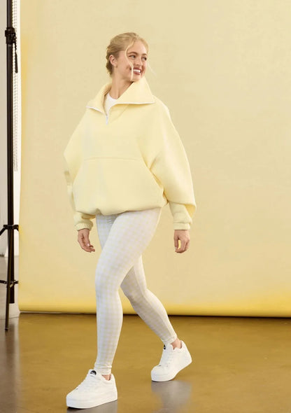 Naya™ | Sweat Oversize à Col Zippé