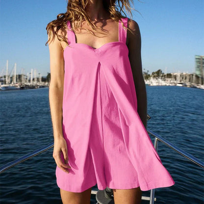 Robe-Combinaison Fluide Encolure Carrée Maya™