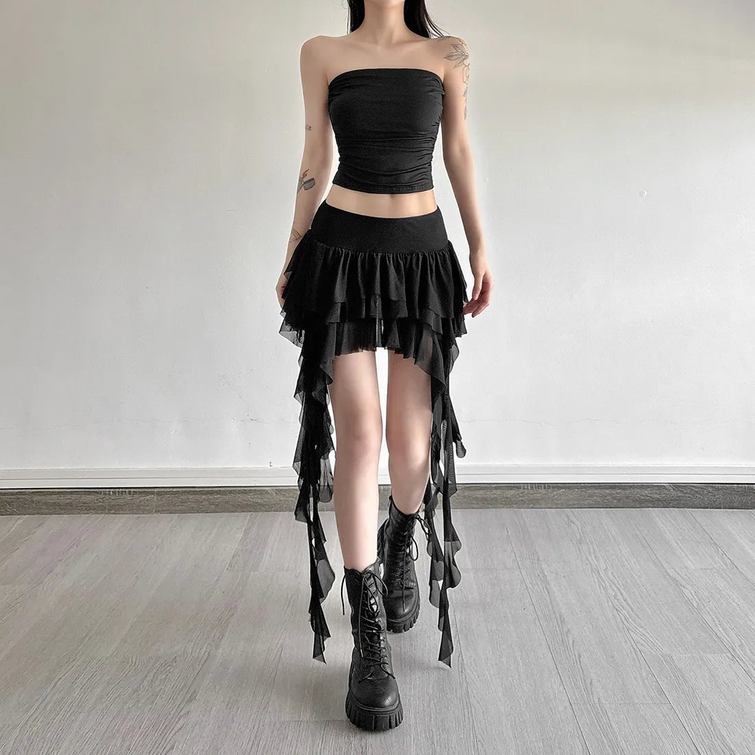 Jupe Mila™ – Taille Haute & Irrégulière