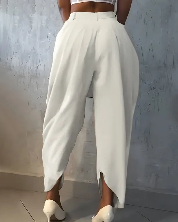 Pantalon Drapé Salomé™ Taille Haute