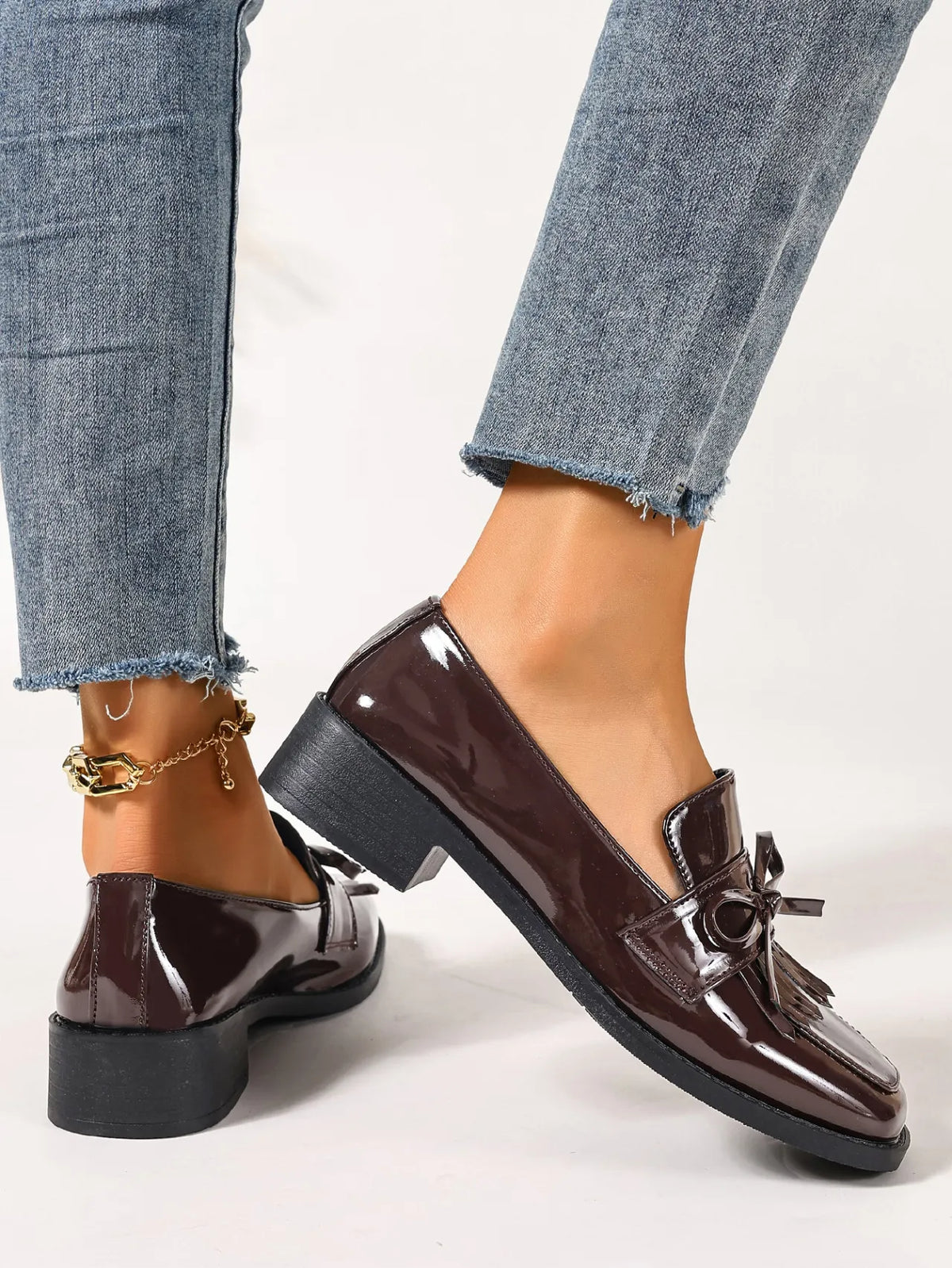 Mocassins Bellissima™ | Souliers Vernis à Franges