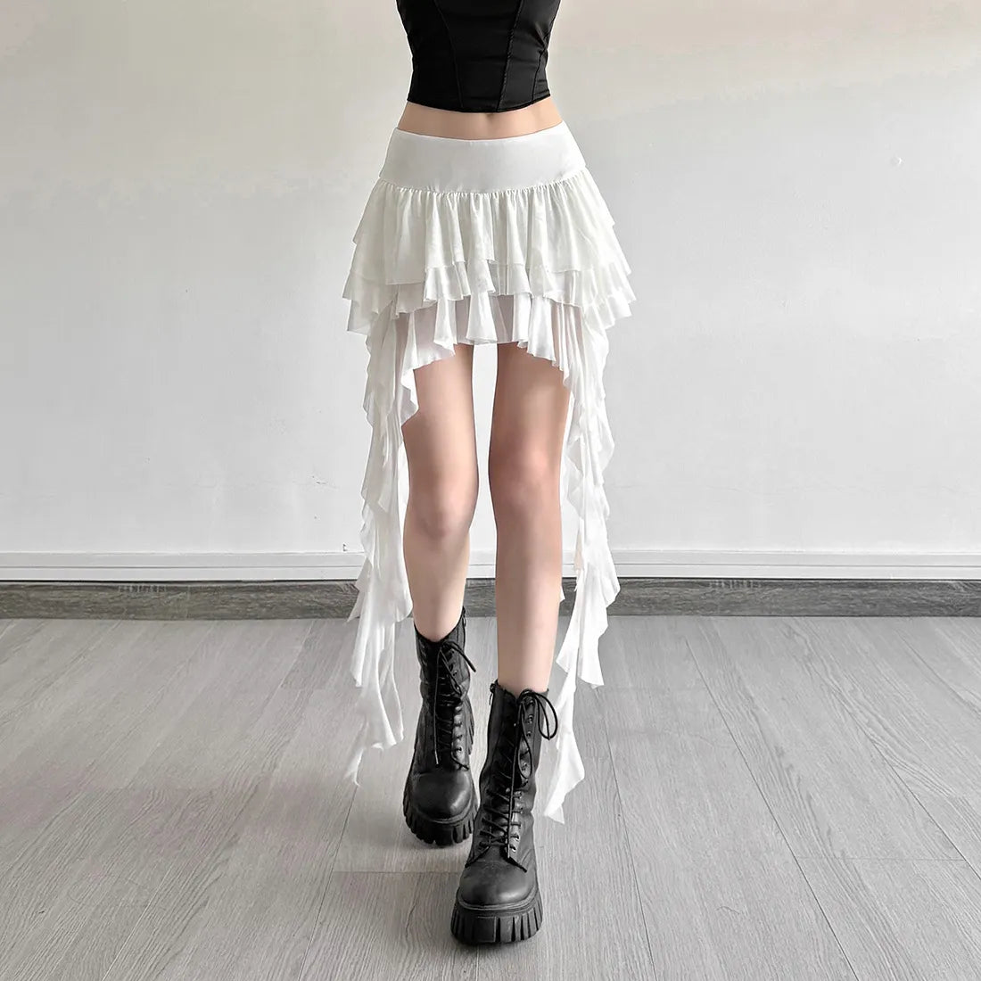 Jupe Mila™ – Taille Haute & Irrégulière