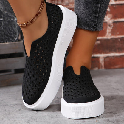 Milaé™ – Ballerines Plates Ajourées à Semelle Épaisse