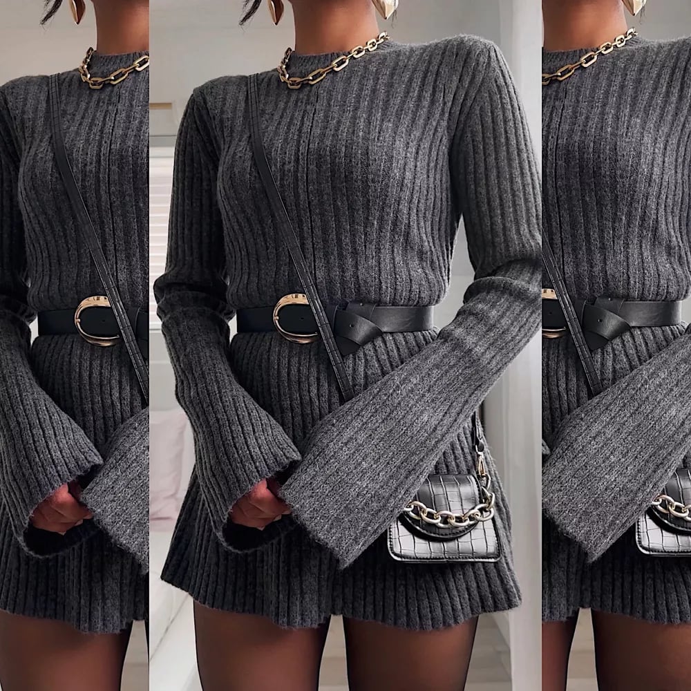 Robe Sienna™ : Maille Hivernale Chic