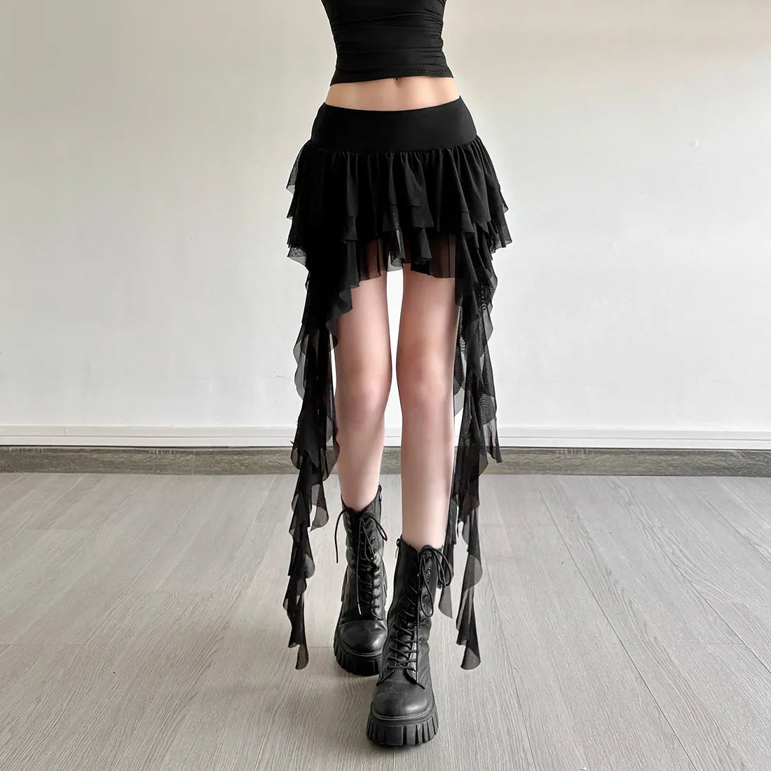 Jupe Mila™ – Taille Haute & Irrégulière