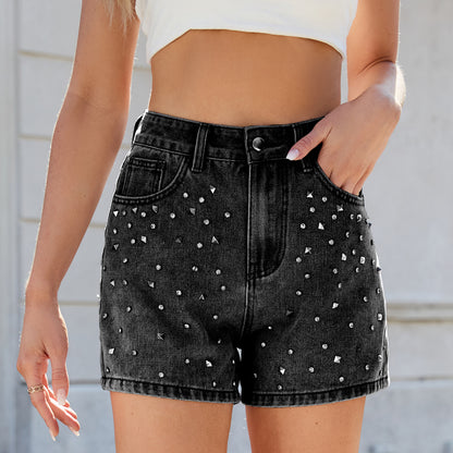 Short Ellyna™ – Jean & Perles
