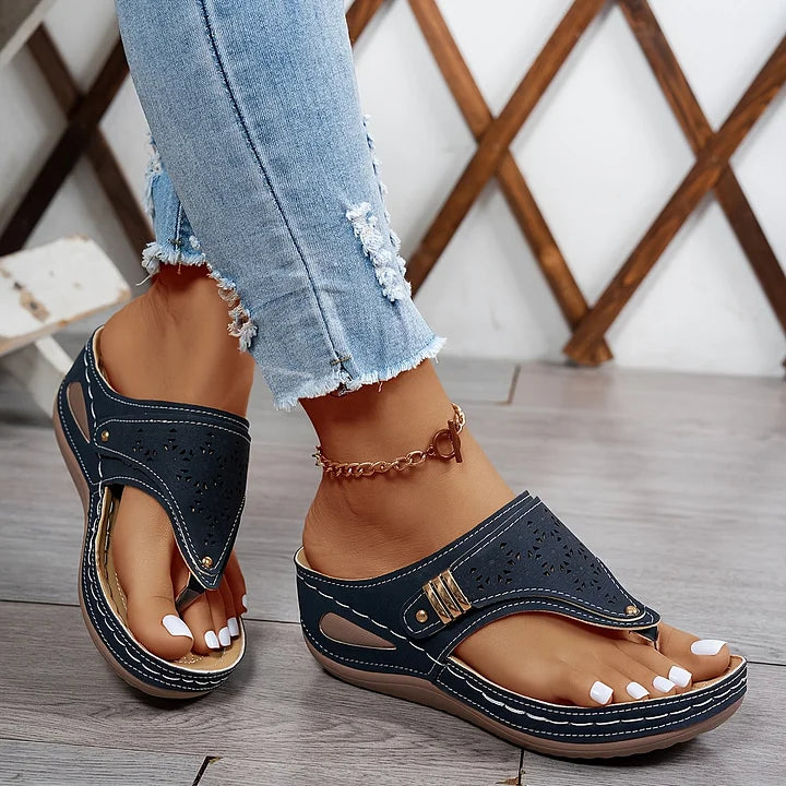 Sandales Compensées Juliette™ – Confort & Élégance