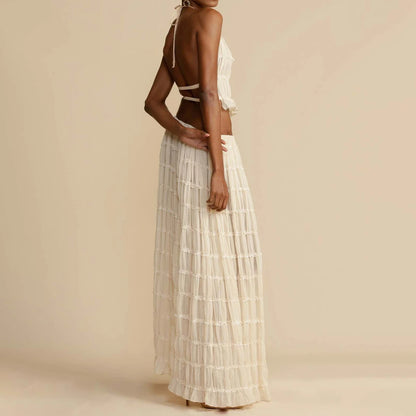 Ensemble Chic™ | Haut dos nu et jupe longue