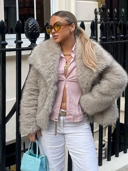 Emma Plush Coat - Manteau Doux et Épais